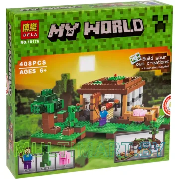Конструктор Bela 10176 My World (408 деталей)